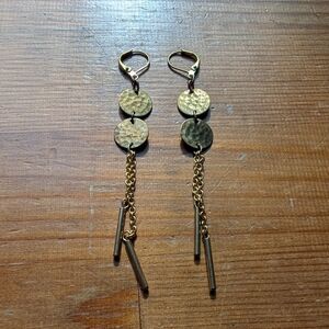 Brass Dangle Earrings